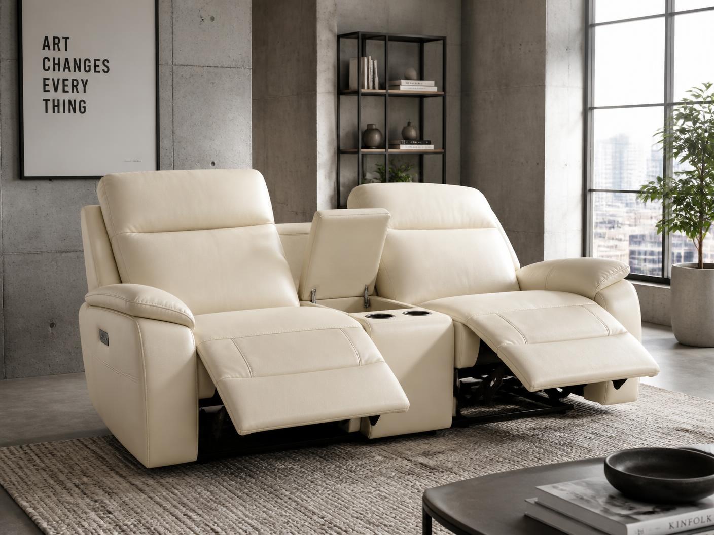 Haven Console Loveseat — Full-scale comfort at apartment scale.